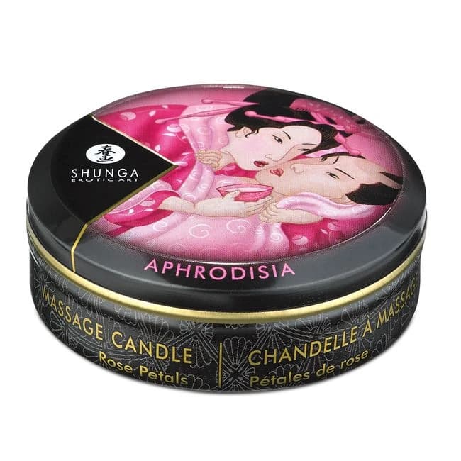 MINI MASSAGE CANDLE APHRODISIA / ROSES 1 OZ  - Image 1