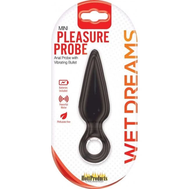 Mini Pleasure Probe Vibe Black - Image 1