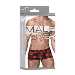 MINI SHORT SHEER LIPS BLACK LARGE  - Image 3