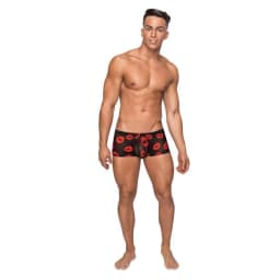 MINI SHORT SHEER LIPS BLACK SMALL  - Image 1