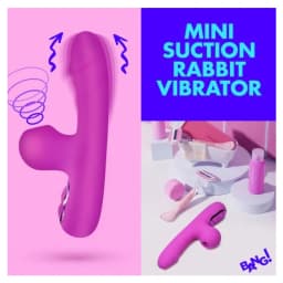 Mini Suction Rabbit Vibrator Purple, image 2