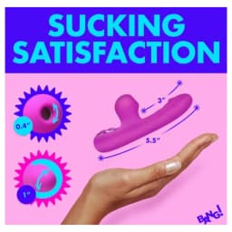 Mini Suction Rabbit Vibrator Purple, image 3