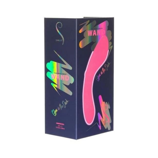 Mini Swan Wand Gitd Pink - Image 1