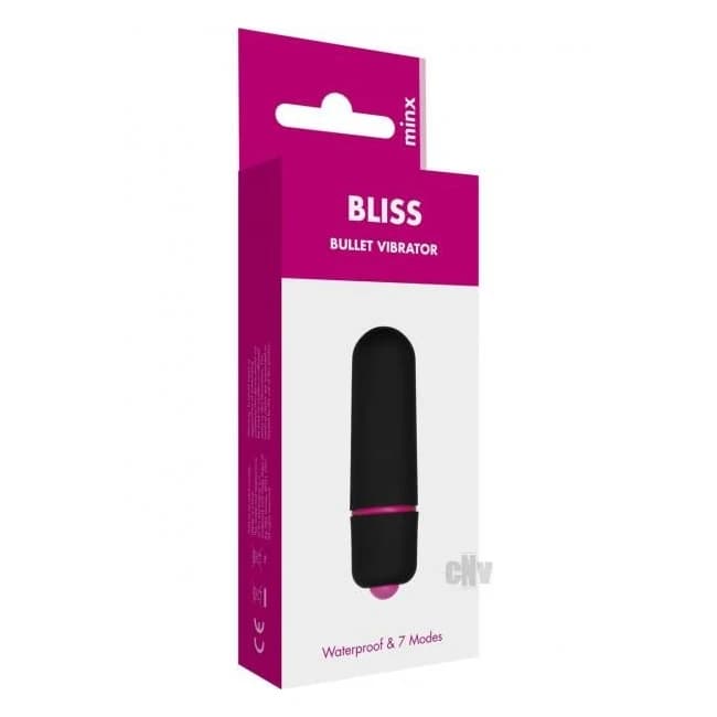 Minx Bliss 7 Mode Mini Bullet Vibe Black - Image 1