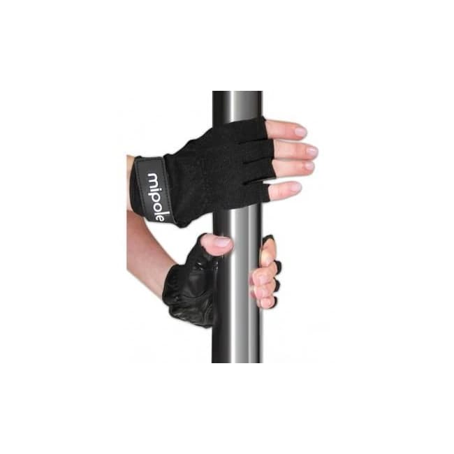 Mipole Dance Pole Gloves (pair) Medium - Black - Image 1