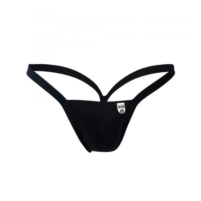 Mob Y Buns Thong Black - Image 1