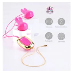 Molli Vibrating Nipple Clamps & Necklace Pink, image 3