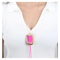 Molli Vibrating Nipple Clamps & Necklace Pink, image 5