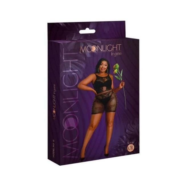 Moonlight Plus Model 01 Dress Black - Image 1