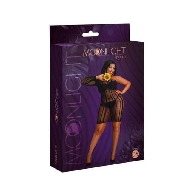 Moonlight Plus Model 05 Dress Black - Image 1