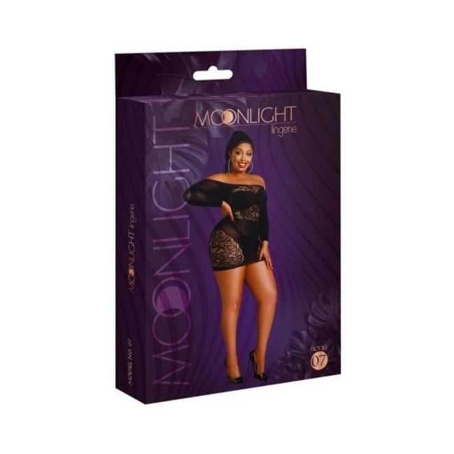 Moonlight Plus Model 07 Dress Black - Image 1
