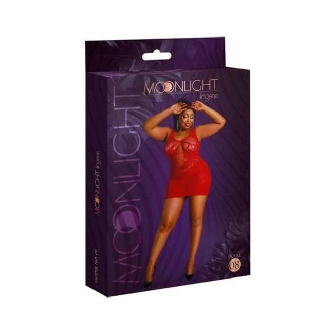 Moonlight Plus Model 08 Dress Red - Image 1