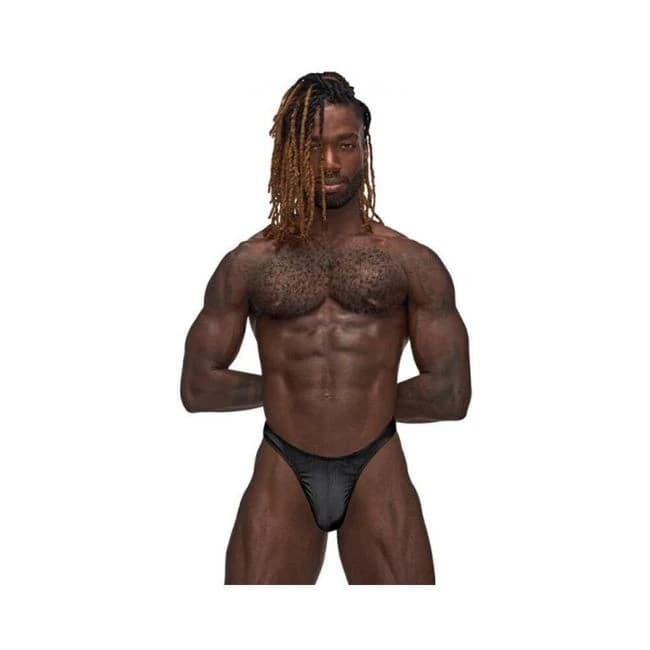 Mp Barely There Bong Thong Black L/xl - Image 1
