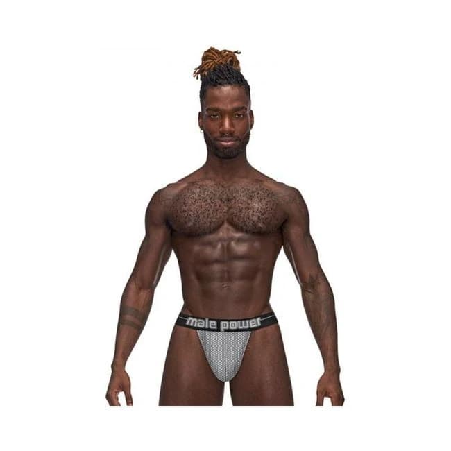 Mp Sexagon Micro V Thong Gray L/xl - Image 1