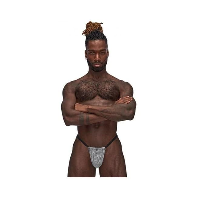 Mp Sexagon Posing Strap Gray 1s - Image 1