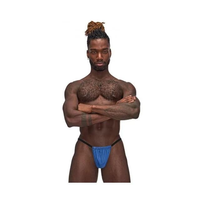 Mp Sexagon Posing Strap Royal 1s - Image 1