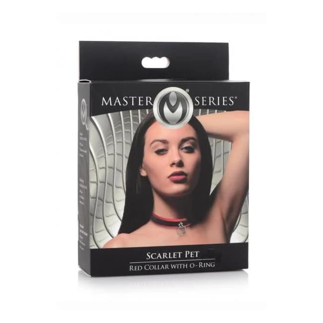 Ms Black and Red Collar W/o Ring - Image 1