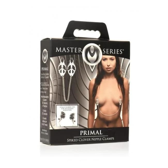 Ms Primal Spiked Clover Nipple Clamps - Image 1