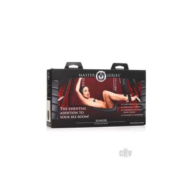 Ms Slinger Nylon Sex Sling Black - Image 1