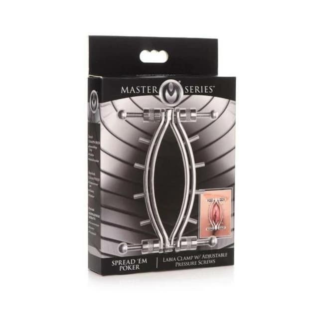 Ms Spread Em Poker Labia Clamp W/screws - Image 1