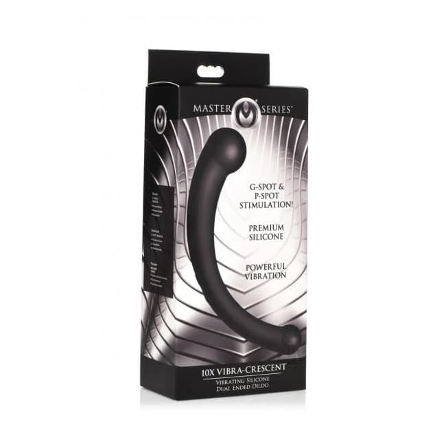 Ms Vibra Crescent Dual Dildo Black - Image 1