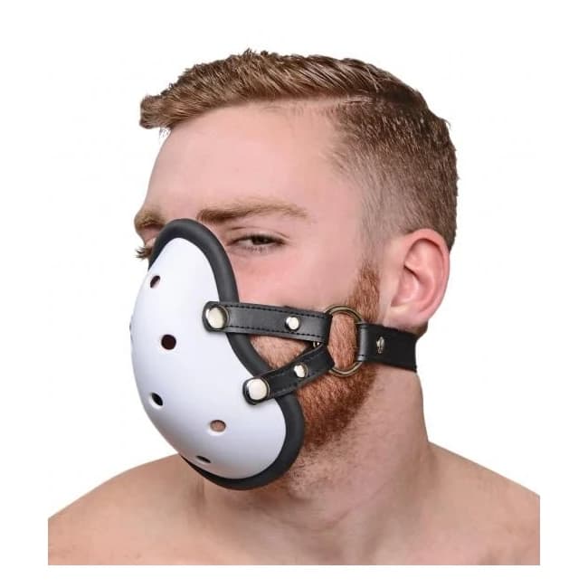 Musk Athletic Cup Muzzle White - Image 1