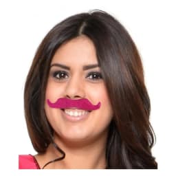 Mustache Party Kit Favors 6 Count Pink, image 2
