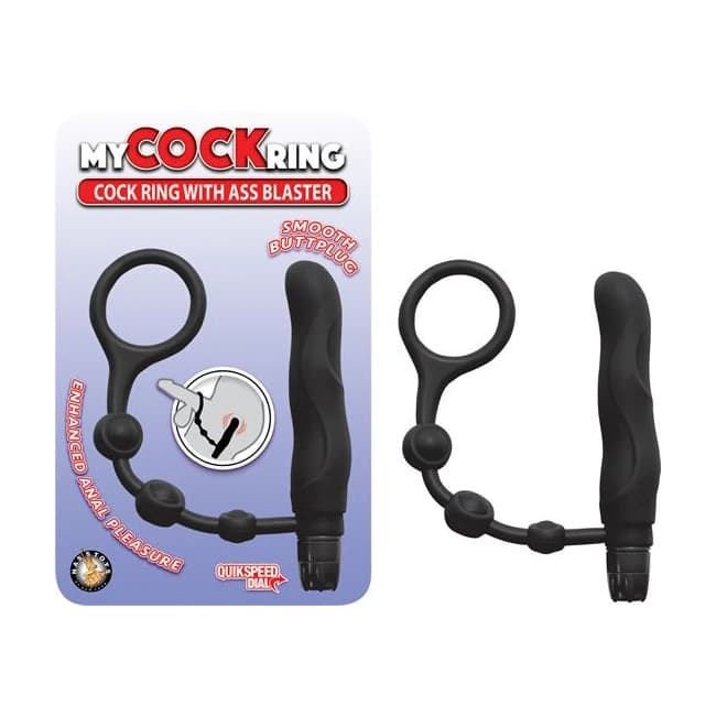 My Cockring W/ass Blaster Black - Image 1