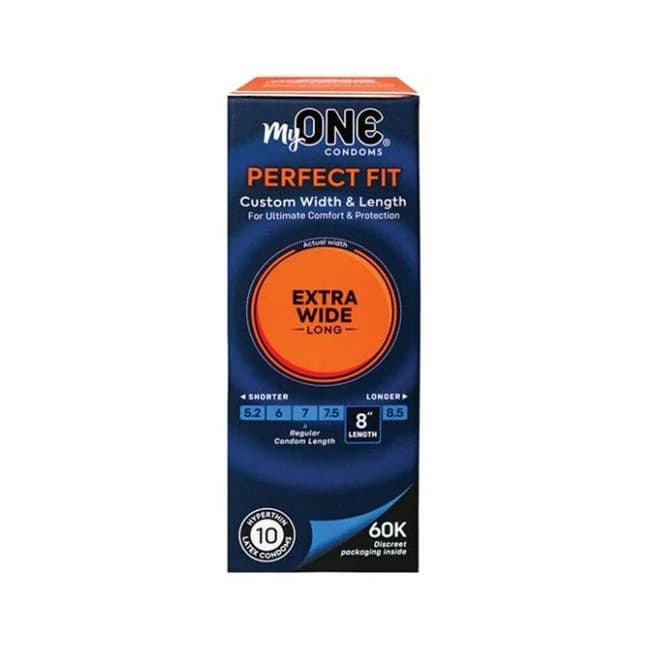 My One Extra Wide & Long Condoms - Pack of 10 - Image 1