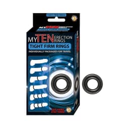My Ten Erection Rings Tight Firm Rings Black, image 2