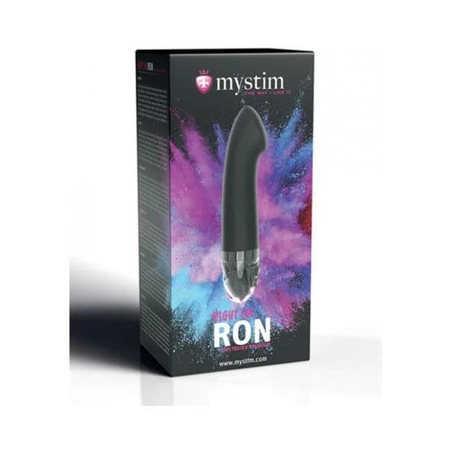 Mystim Right on Ron Estim G Vibrator - Black - Image 1