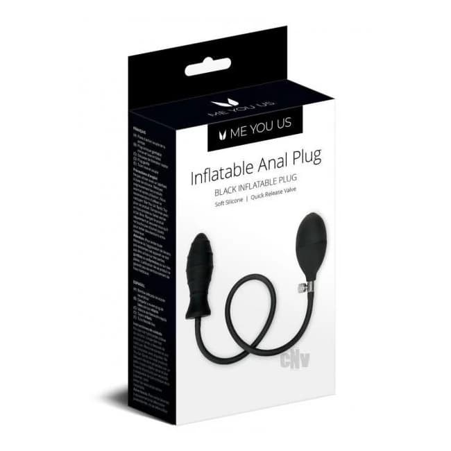 Myu Inflatable Anal Plug Blk - Image 1