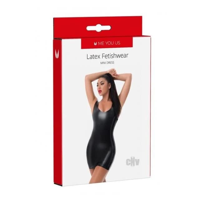 Myu Latex Mini Dress - Image 1