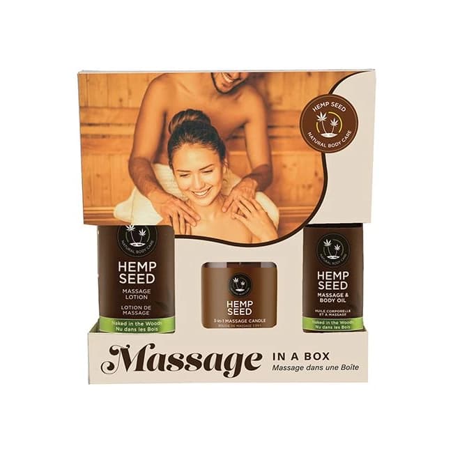 Naked in the Woods Massage in a Box Gift Set - Image 1
