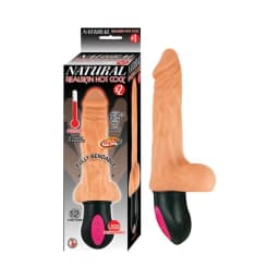 Natural Realskin Hot Cock #2 6.5 Inches Beige, image 2