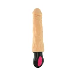 Natural Realskin Hot Cock #3 8 Inches Beige, image 1