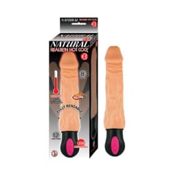 Natural Realskin Hot Cock #3 8 Inches Beige, image 2