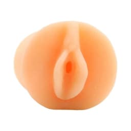 Natural Realskin Pussy & Ass Beige Stroker, image 2