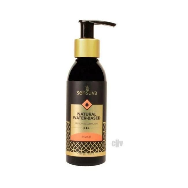 Natural Water Based Lube Peach, image 1