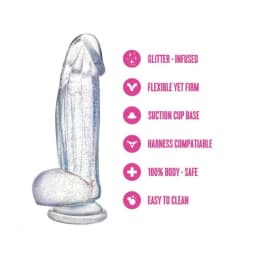 Naturally Yours Bling 7.5in' Sparkling Clear, image 2