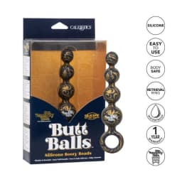 Naughty Bits Butt Balls Silicone Booty Beads, image 6
