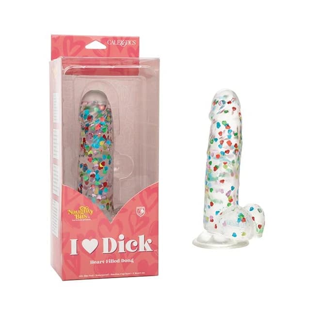 Naughty Bits I Love Dick Heart Filled Dong - Image 1