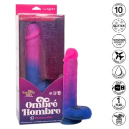 Naughty Bits Ombre Hombre XL Vibrating Dildo, image 6