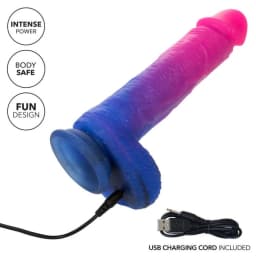 Naughty Bits Ombre Hombre XL Vibrating Dildo, image 7