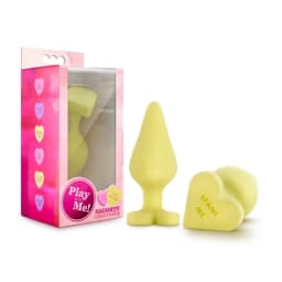 Naughty Candy Heart Spank Me Yellow - Image 6