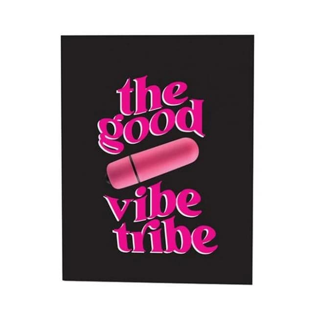 Naughty Vibes Good Vibe Tribe Greeting Card - Image 1
