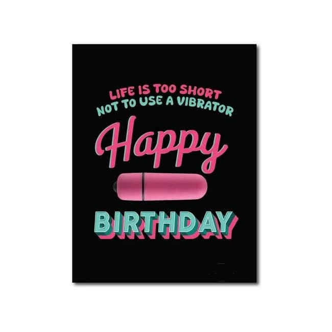 Naughtyvibe Happy Birthday Life Card - Image 1