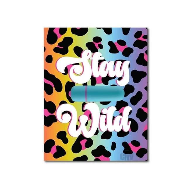 Naughtyvibe Stay Wild Greet Card - Image 1