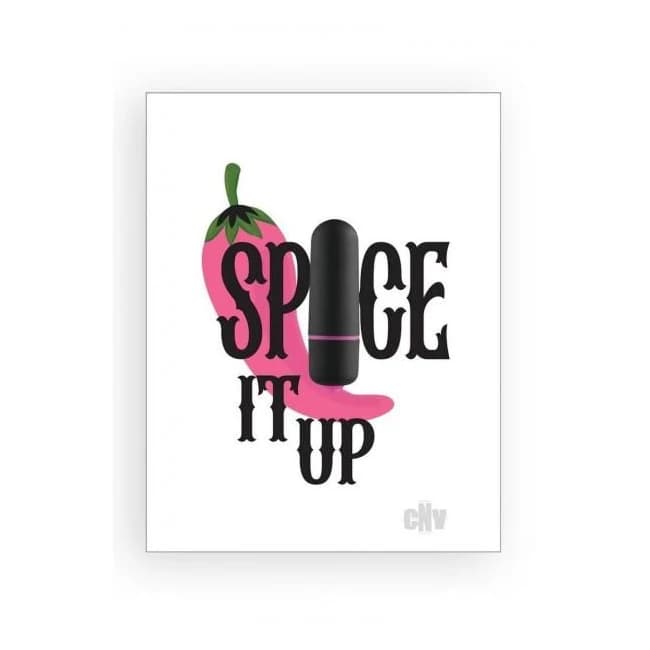Naughtyvibes Spice It Up Greet Card - Image 1