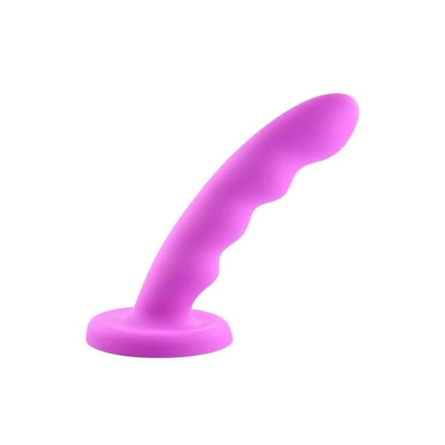 Nautia 8in Silicone Dildo Purple - Image 1